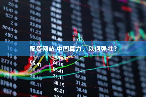 配资网站 中国算力，以何强壮？
